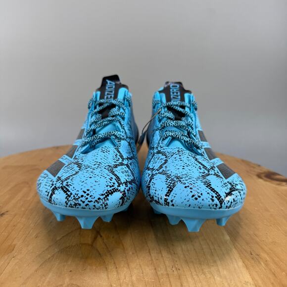 Adidas Adizero Electric 2 Exotic Speed Mens Size 12.5 Cyan Black Football Cleats - Picture 2 of 9